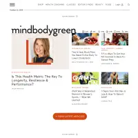 mindbodygreen: well-rounded well-being for a life well lived