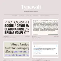 What’s Trending in Type · Typewolf