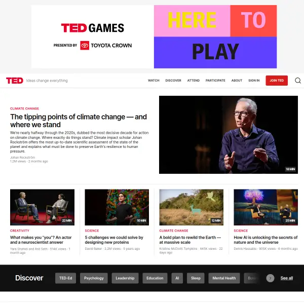 TED: Ideas change everything