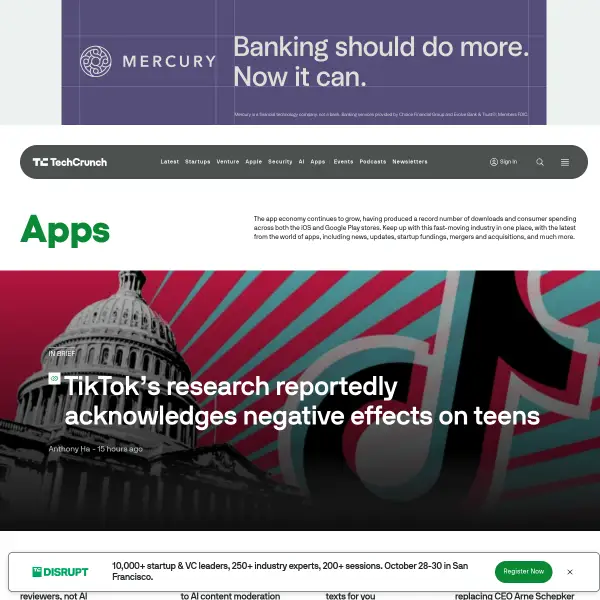 TechCrunch Apps