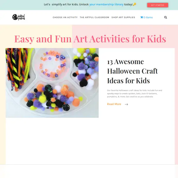 The Artful Parent - Kids Art & Family Creativity