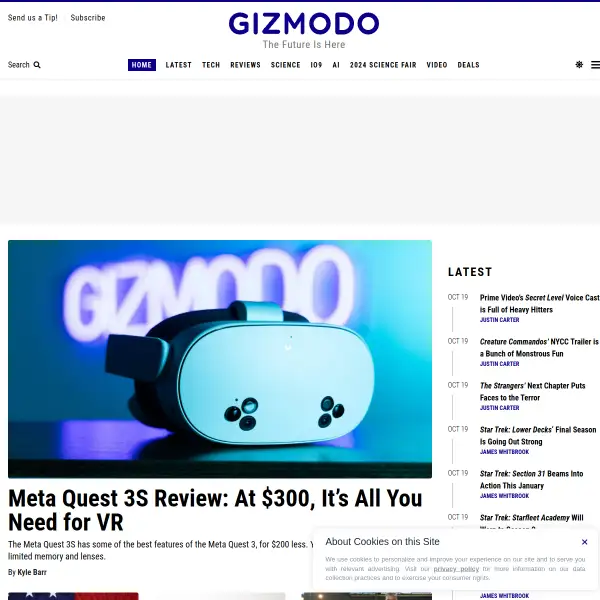 Gizmodo | The Future is Here