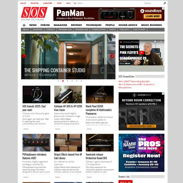 Sound On Sound | The World's Premier Music Recording Technology Magazine