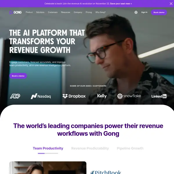 Gong - Revenue Intelligence Platform