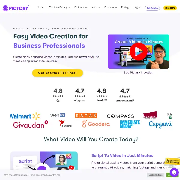 Pictory - Easy Video Creation For EVERYONE