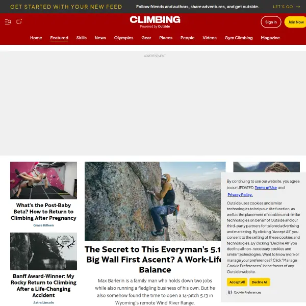 Climbing Magazine | Bouldering, Trad, Alpine, and Sport Climbing