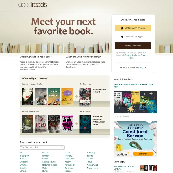 Goodreads | Meet your next favorite book